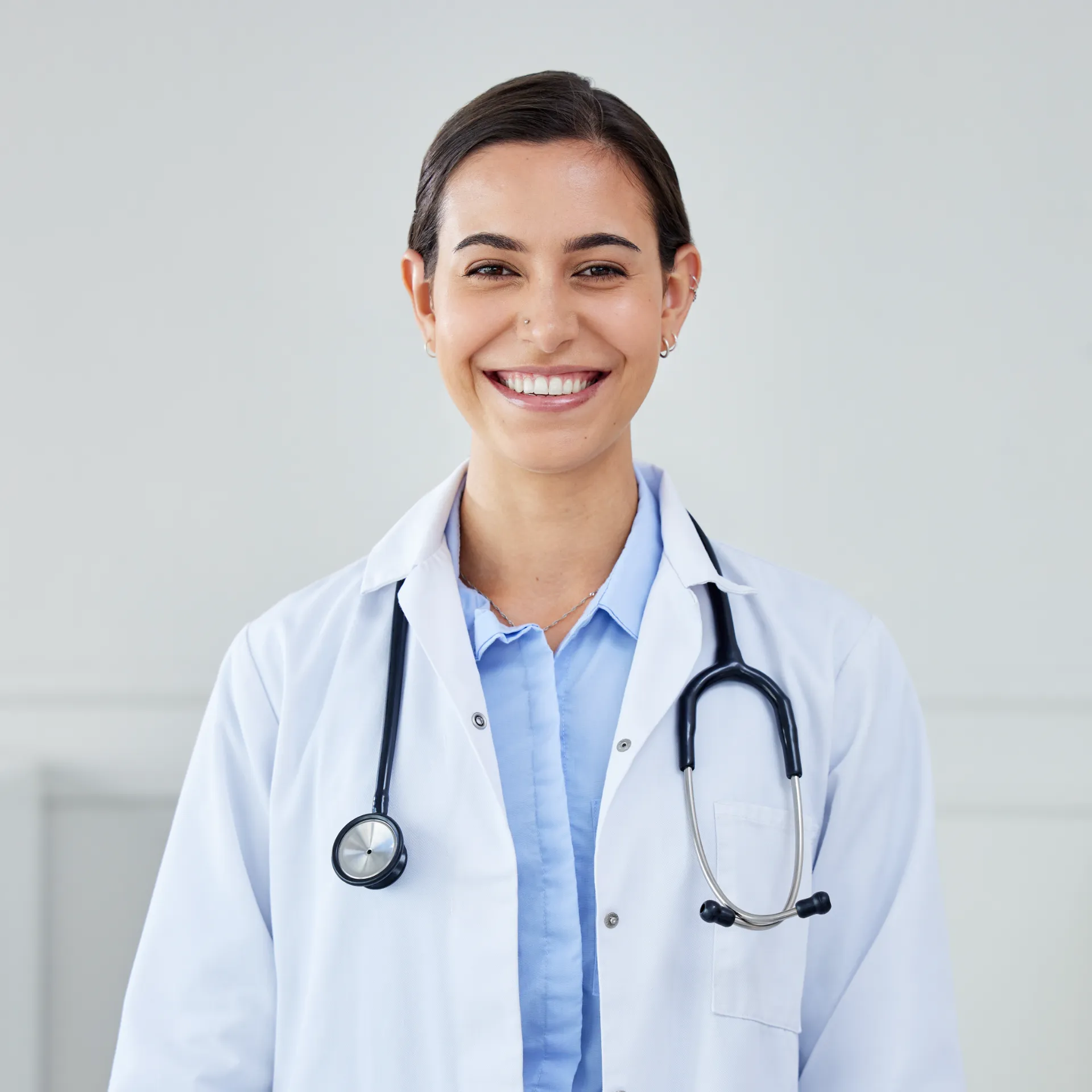 Licensed healthcare provider in a medical office